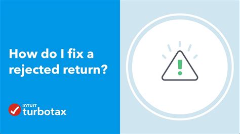 tax <strong>return</strong> was <strong>rejected</strong> need to know <strong>how to fix</strong> Tax <strong>return rejected</strong> IND-***-** I want my ***. . How to fix rejected return turbotax
